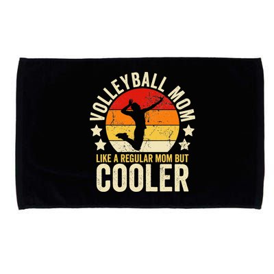Volleyball Mom Like A Regular But Cooler Mother's Day Microfiber Hand Towel