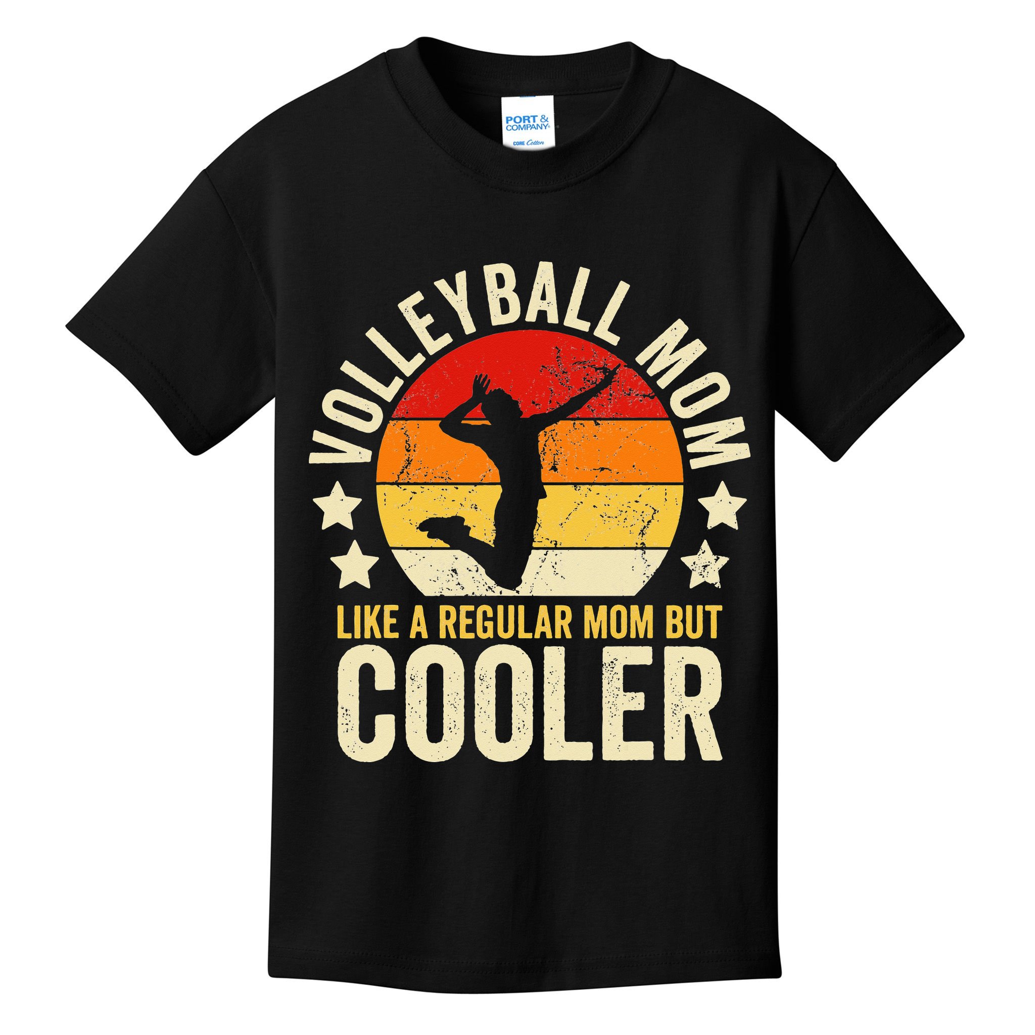 Volleyball Mom Like A Regular But Cooler Mother's Day Kids T-Shirt