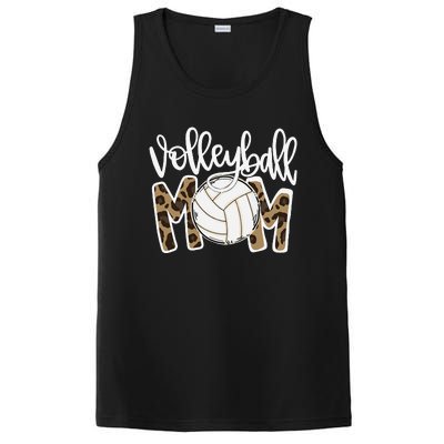 Volleyball Mom Leopard Funny Ball Mom Mother's Day GiftGift PosiCharge Competitor Tank