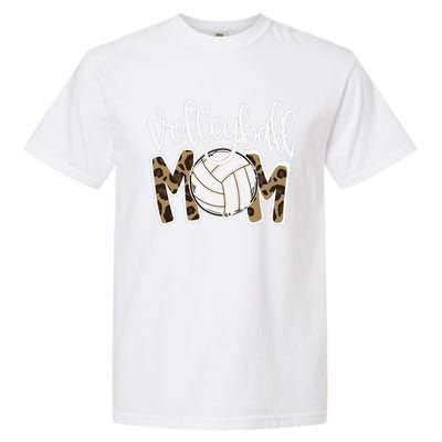 Volleyball Mom Leopard Funny Ball Mom Mother's Day GiftGift Garment-Dyed Heavyweight T-Shirt