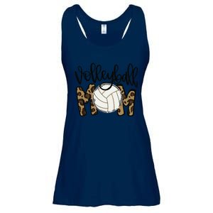 Volleyball Mom Leopard Funny Ball Mom Mother's Day Ladies Essential Flowy Tank