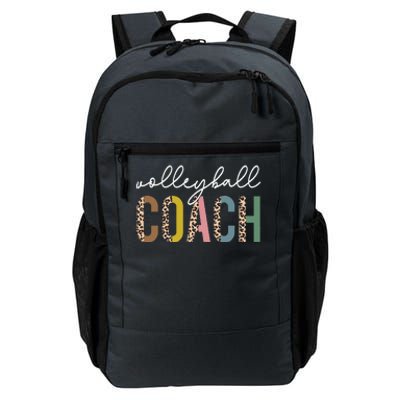 Volleyball Mom Leopard Volleyball Coach Team Gift Daily Commute Backpack