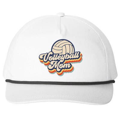 Volleyball Mom Mama Mothers Day Vintage Retro Funny Women Snapback Five-Panel Rope Hat