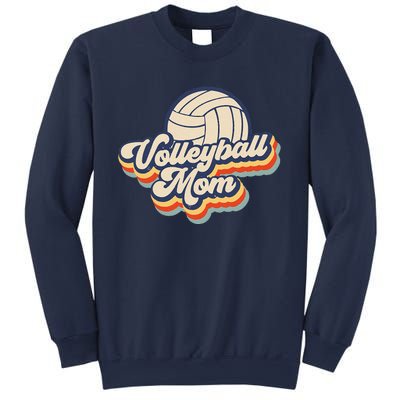 Volleyball Mom Mama Mothers Day Vintage Retro Funny Women Sweatshirt