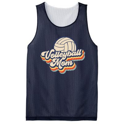 Volleyball Mom Mama Mothers Day Vintage Retro Funny Women Mesh Reversible Basketball Jersey Tank