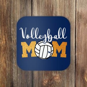 Volleyball Mom Mothers Day Volleyball Game Day Cheer Mom Coaster