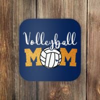 Volleyball Mom Mothers Day Volleyball Game Day Cheer Mom Coaster