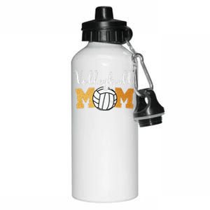 Volleyball Mom Mothers Day Volleyball Game Day Cheer Mom Aluminum Water Bottle