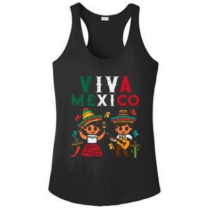 Viva Mexico Maracas Guitar Mexican Independence Ladies PosiCharge Competitor Racerback Tank