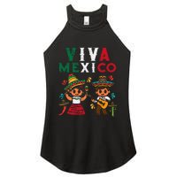 Viva Mexico Maracas Guitar Mexican Independence Women's Perfect Tri Rocker Tank