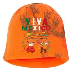 Viva Mexico Maracas Guitar Mexican Independence Kati - Camo Knit Beanie