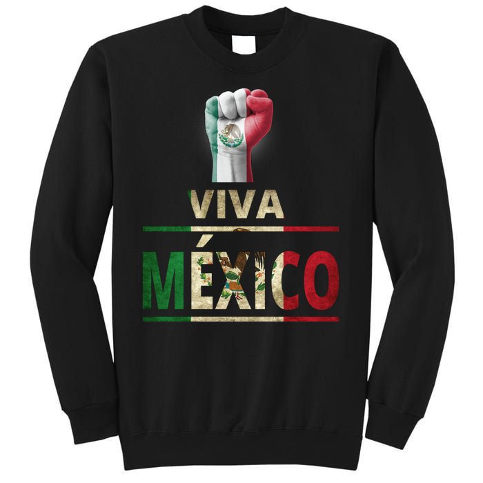 Viva Mexico Mexican Pride Fist Sweatshirt