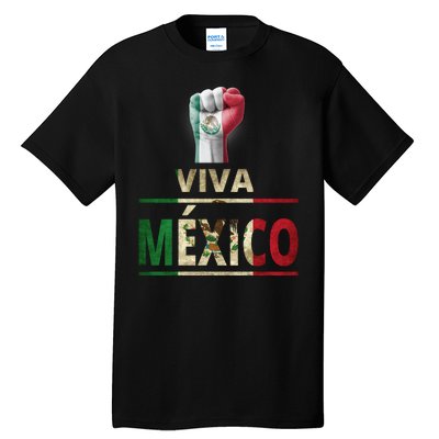 Viva Mexico Mexican Pride Fist Tall T-Shirt