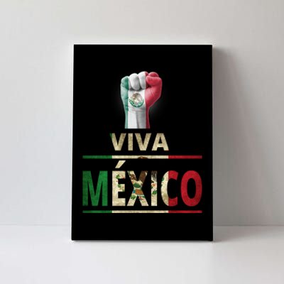 Viva Mexico Mexican Pride Fist Canvas