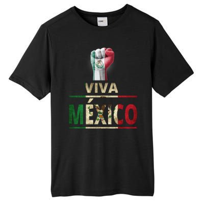 Viva Mexico Mexican Pride Fist Tall Fusion ChromaSoft Performance T-Shirt