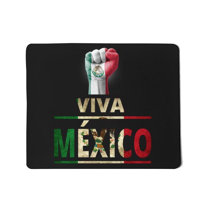 Viva Mexico Mexican Pride Fist Mousepad