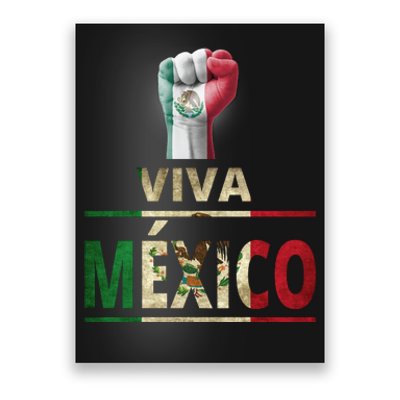 Viva Mexico Mexican Pride Fist Poster