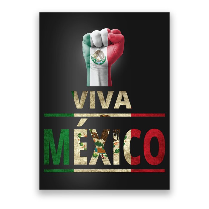 Viva Mexico Mexican Pride Fist Poster