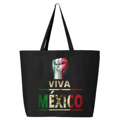 Viva Mexico Mexican Pride Fist 25L Jumbo Tote