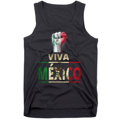 Viva Mexico Mexican Pride Fist Tank Top