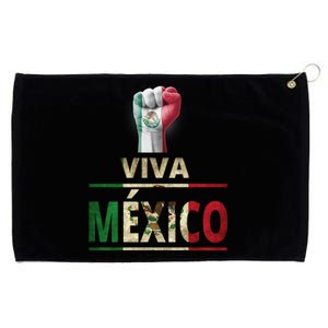 Viva Mexico Mexican Pride Fist Grommeted Golf Towel