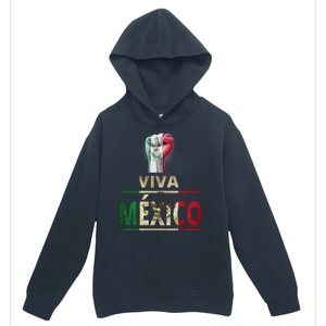 Viva Mexico Mexican Pride Fist Urban Pullover Hoodie