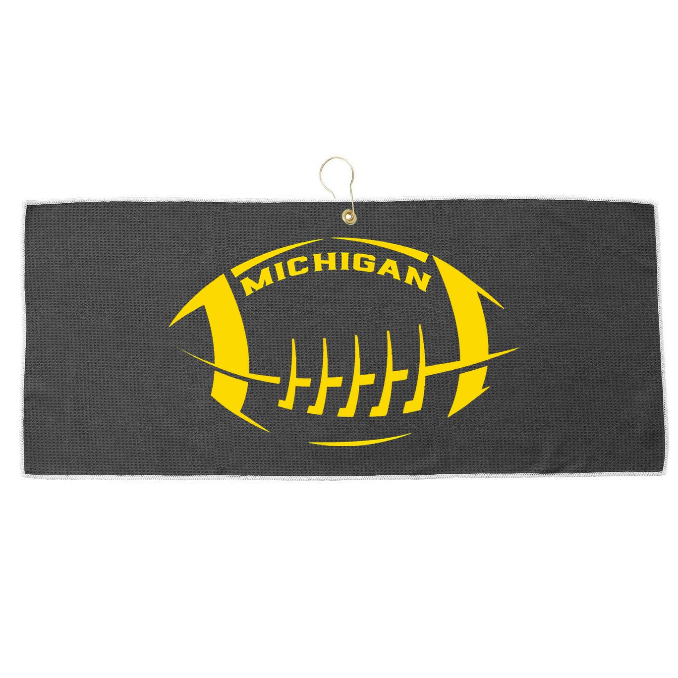 Vintage Michigan MI Vintage Design Classic Michigan Large Microfiber Waffle Golf Towel