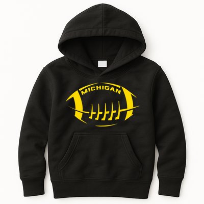 Vintage Michigan MI Vintage Design Classic Michigan Kids Hoodie