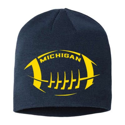 Vintage Michigan MI Vintage Design Classic Michigan Sustainable Beanie