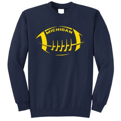 Vintage Michigan MI Vintage Design Classic Michigan Tall Sweatshirt