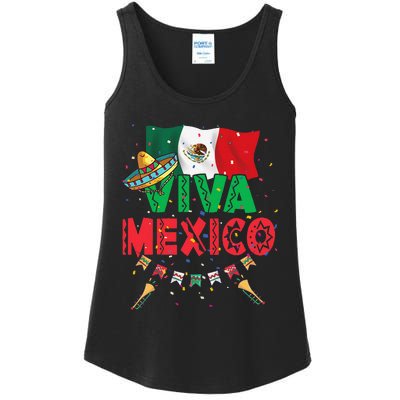 Viva Mexico Mexican Independence Day Independencia De Mexico Gift Ladies Essential Tank