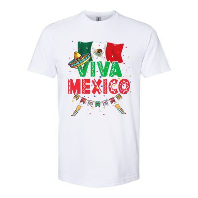 Viva Mexico Mexican Independence Day Independencia De Mexico Gift Softstyle® CVC T-Shirt