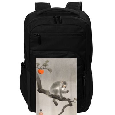 Vintage Macaque Monkey Japanese Nature Japan Art Impact Tech Backpack