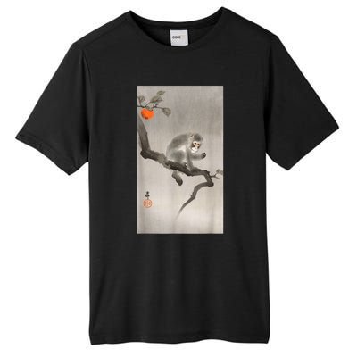 Vintage Macaque Monkey Japanese Nature Japan Art Tall Fusion ChromaSoft Performance T-Shirt