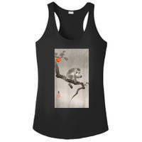 Vintage Macaque Monkey Japanese Nature Japan Art Ladies PosiCharge Competitor Racerback Tank