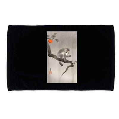 Vintage Macaque Monkey Japanese Nature Japan Art Microfiber Hand Towel