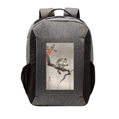 Vintage Macaque Monkey Japanese Nature Japan Art Vector Backpack