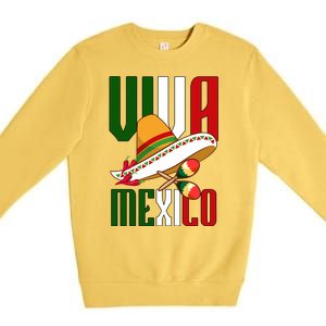 Viva Mexico Mexican Pride Premium Crewneck Sweatshirt