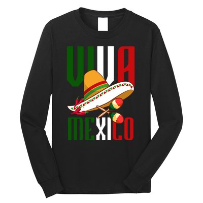 Viva Mexico Mexican Pride Long Sleeve Shirt