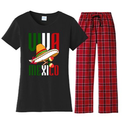 Viva Mexico Mexican Pride Women's Flannel Pajama Set