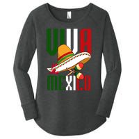 Viva Mexico Mexican Pride Women's Perfect Tri Tunic Long Sleeve Shirt