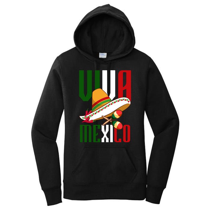 Viva Mexico Mexican Pride Women's Pullover Hoodie