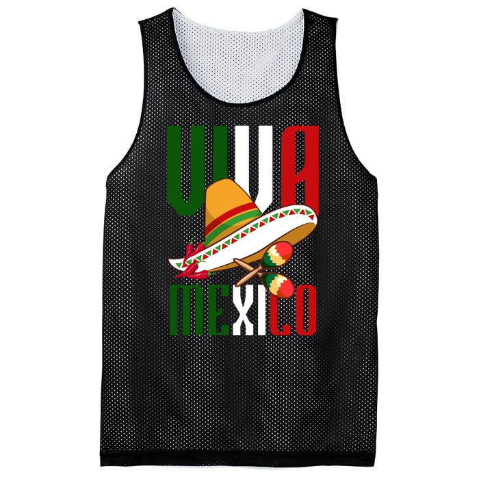 Viva Mexico Mexican Pride Mesh Reversible Basketball Jersey Tank