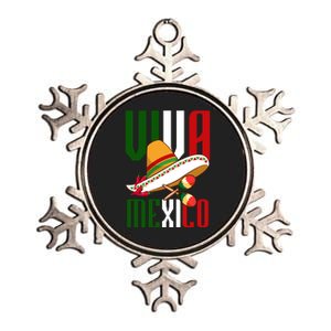 Viva Mexico Mexican Pride Metallic Star Ornament