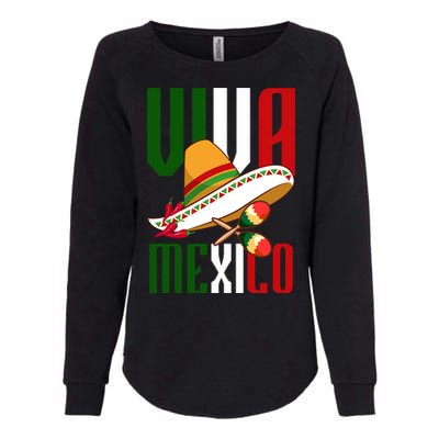 Viva Mexico Mexican Pride Womens California Wash Sweatshirt