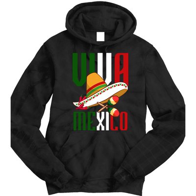 Viva Mexico Mexican Pride Tie Dye Hoodie