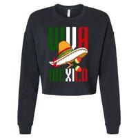 Viva Mexico Mexican Pride Cropped Pullover Crew