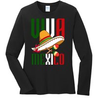 Viva Mexico Mexican Pride Ladies Long Sleeve Shirt