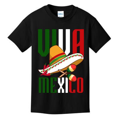Viva Mexico Mexican Pride Kids T-Shirt