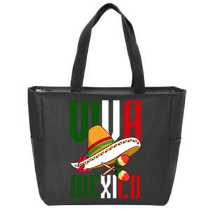 Viva Mexico Mexican Pride Zip Tote Bag